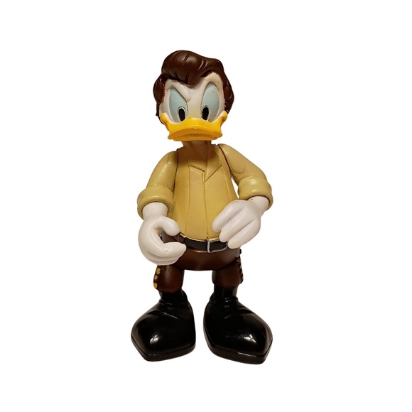 DISNEY FIGURE STAR WARS DONALD DUCK HAN SOLO STAR TOURS 3" - Picture 1 of 6
